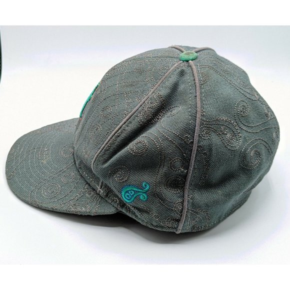 Hella Tight HT Brand Embroidered Gray Green Hat Cap **Read** - Picture 7 of 12
